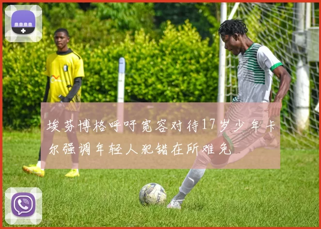 埃芬博格呼吁宽容对待17岁少年卡尔强调年轻人犯错在所难免